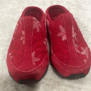 Red East Spirit slip ons